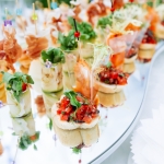 A table full of food