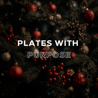 Join us for a week of giving back at Oxbow Bar & Grill, for our Plates with Purpose event, starting on Giving Tuesday, December 2.